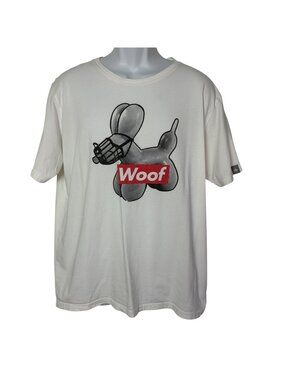 Moncat X Typographia Koons Pop Art T Shirt XXL Fits Smaller Balloon Dog Woof